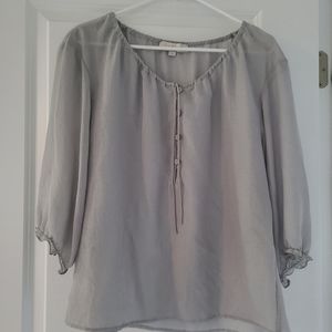 Anne Taylor LOFT peasant blouse